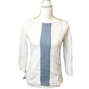 Tommy Hilfiger 100% Cotton Center Striped Sweater